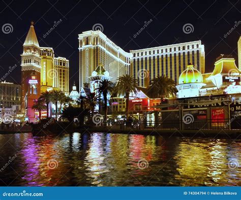 Las Vegas Nightlife editorial stock image. Image of gambling - 74304794