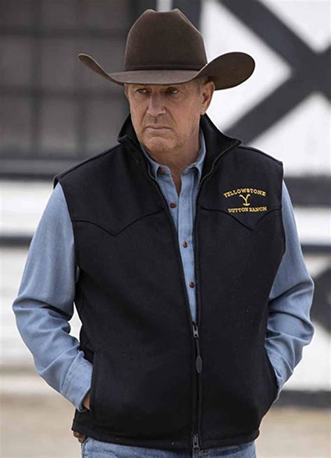 John Dutton Yellowstone Season 5 Black Vest - Skinler