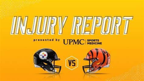 Week 16 Injury Report (Bengals)