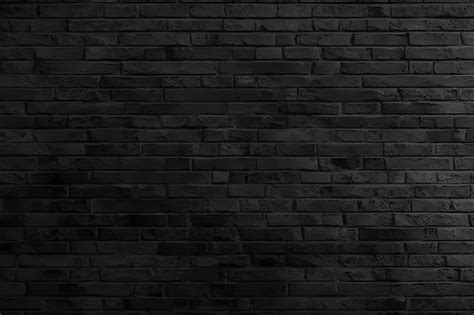 Black brick wall background that is made up of bricks. | Premium AI ...