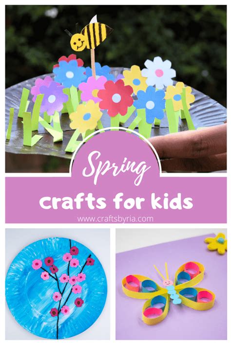 Fun Spring crafts for kids - Crafts By Ria