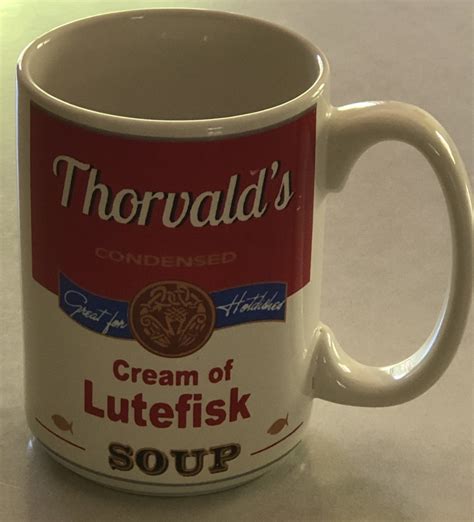 12 Ounce Mug "Cream of Lutefisk Soup" | Collectors Weekly