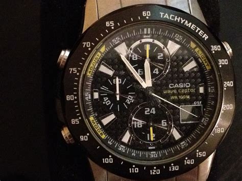 Casio Solar Atomic Chronograph | Atomic watch, Casio, Breitling watch