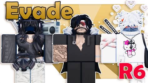 10 Emo trending R6 Evade Outfits - YouTube