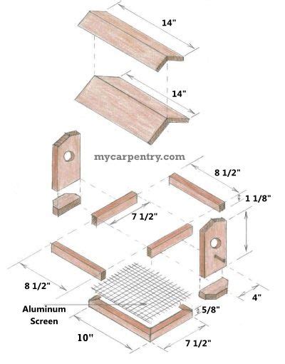 Printable Free Bird Feeder Woodworking Plans