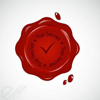 Vector Red wax seal Vector for Free Download | FreeImages