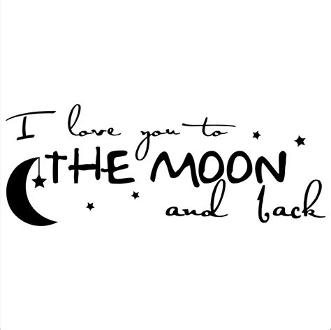 Rocket I Love You To The Moon And Back Vinyl Lettering Wall | Etsy | To the moon and back tattoo ...
