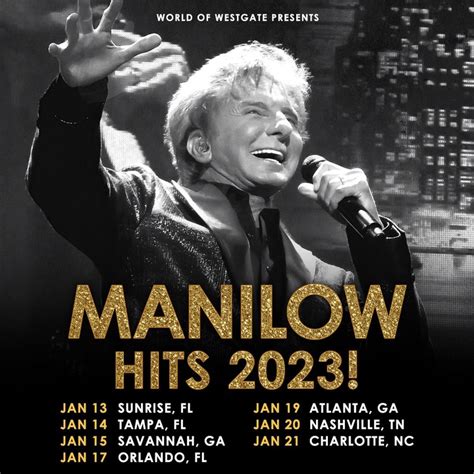 Barry Manilow Tickets, 2023 Concert Tour Dates & Details | Bandsintown