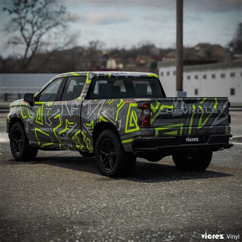 Vicrez Vinyl Car Wrap Film vzv10874 Green Neon Tribal Abstract