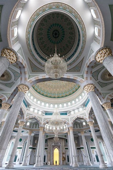 Interior of Nur-Astana Mosque in Astana, Kazakhstan | Mosque architecture, Mosque, Islamic ...