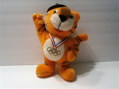 Hodori Tiger Olympic Games Seoul Korea 1988 Plush Mascot Toy | Etsy | Olympic games, Seoul korea ...