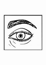 Eye Coloring Pages sketch template