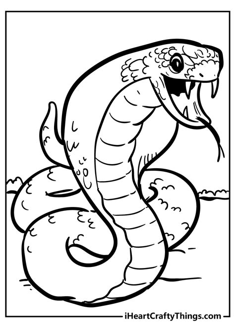 Snake Coloring Pages (Updated 2021)