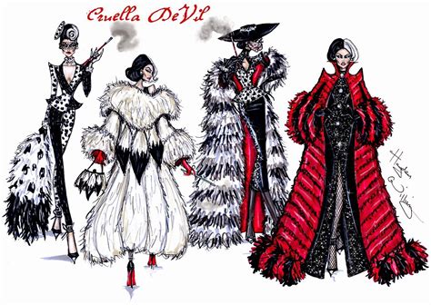 Hayden Williams Fashion Illustrations: Cruella de Vil collection by ...