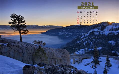 December 2021 Calendar HD Wallpaper 72198 - Baltana