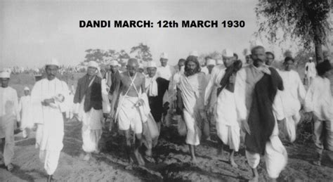 TAX ON SALT - 12th March – DANDI MARCH 1930