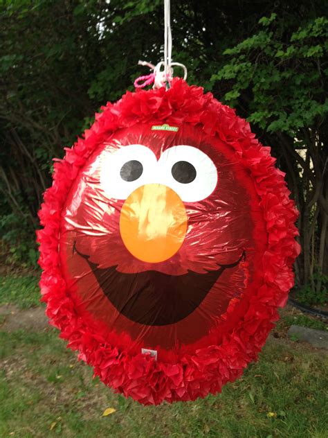 Elmo piñata The kids had a blast making this piñata! | Elmo pinata ...