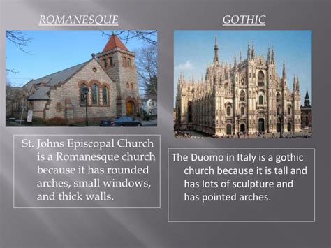 PPT - Romanesque vs. Gothic Architecture PowerPoint Presentation - ID:2859312