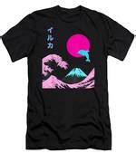 Retro Aesthetic Iruka Tee With Japanese Writing Yummy Digital Art by ...