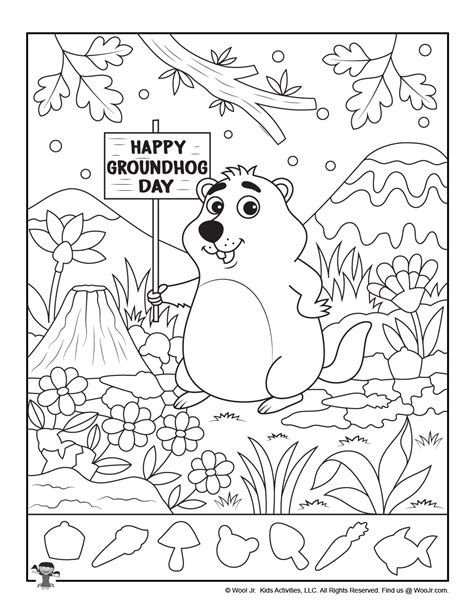 Groundhog Day Printables Free For Best Results, Print On Card Stock. - Printable Templates Free