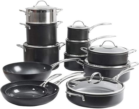 ProCook Professional Ceramic Non-Stick Cookware Set - 12 Piece ...