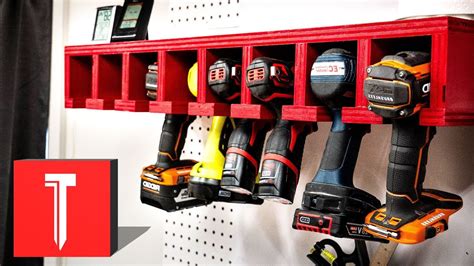 How To Build A DIY Drill Charging Station And 2x4 Workbench