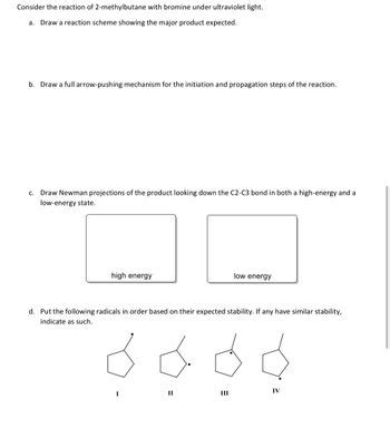 Answered: Consider the reaction of 2-methylbutane… | bartleby