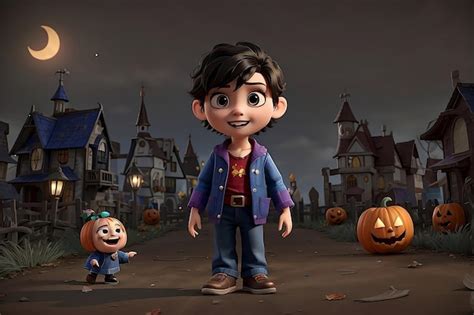 Premium AI Image | halloween pixar