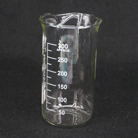 300ml Tall Form Beaker Chemistry Laboratory Borosilicate Glass ...