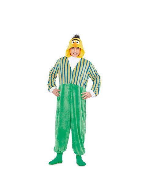 Bert from Sesame Street Basic Onesie Costume for Adults