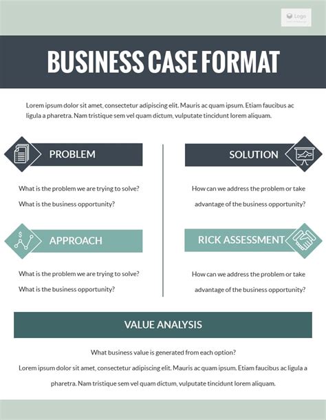 Business Case Format Infographic Template | Visme