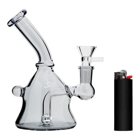 6" Glass Bong w/ Smoke Color - Element Vape