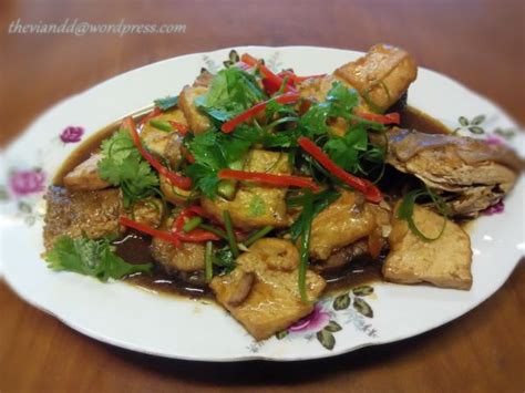 Braised Fish With Tofu In Oyster Sauce (Threadfin) | Tofu dishes ...