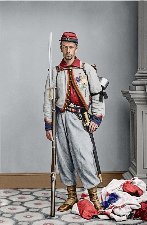 Francis.E.Brownell 11th New York Infantry (Fire Zouaves) : r/Colorization