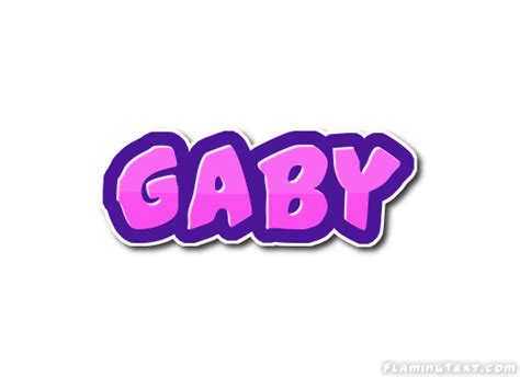 Gaby Logo | Free Name Design Tool from Flaming Text