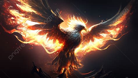 Fire Phoenix Wallpaper Hd Background, Phoenix Pictures, Ancient ...