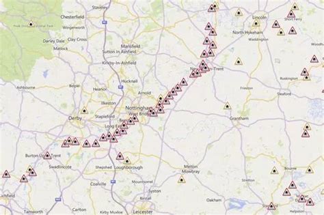 Nottinghamshire flood warning maps show extent of disruption across the county - Nottinghamshire ...