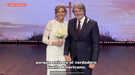 María Elvira Salazar se casó con un empresario adinerado de Alabama