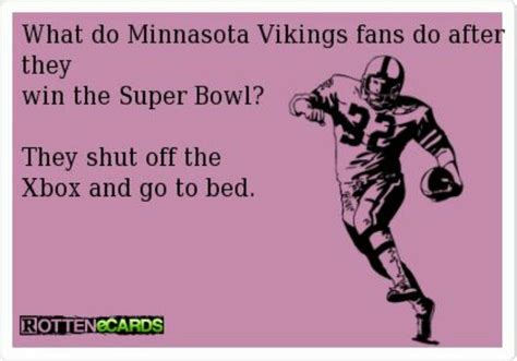 Pin by Sherrie Nowak on Vikings SUCK | Funny football memes, Football ...