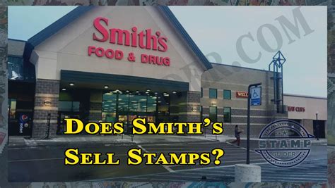 Does Smith’s Sell Stamps?