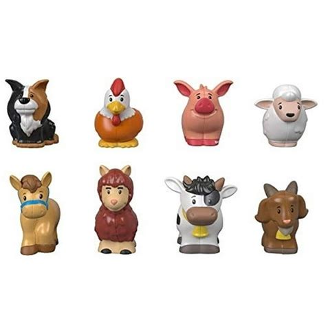 Fisher-Price Little People Farm Animal Friends 8 Piece Set - Walmart.com - Walmart.com