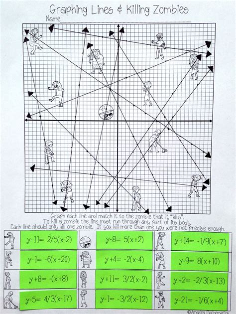 Amazing Mathematics Zombie Worksheet Answer Key - Printable Word Searches