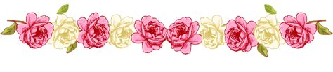 free vintage rose borders – vintage rose scrapbooking embellishment – scrap rose border png ...