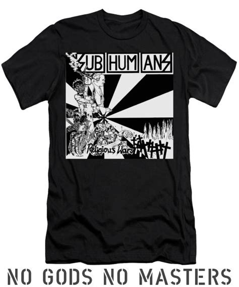 T-shirt - Subhumans - Band merch ★ No Gods No Masters 🔥 FREE SHIPPING ...