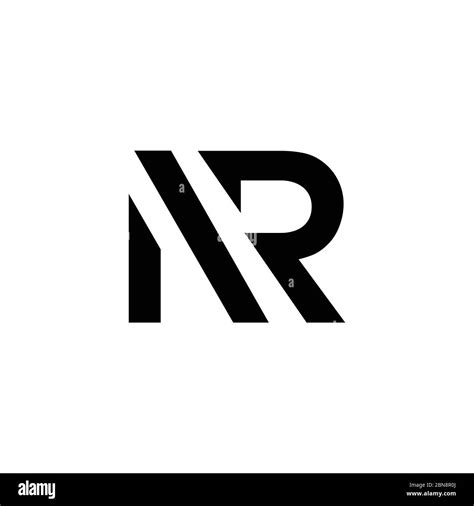 Initial Letter NR Logo Design Vector Template. Creative Abstract NR ...