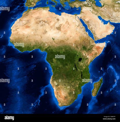 Africa Weather Satellite Map