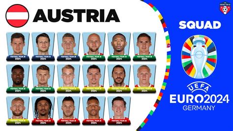 AUSTRIA SQUAD EURO 2024 QUALIFIERS | UEFA EURO 2024 - YouTube