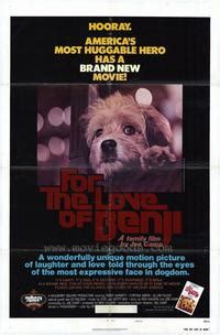 For the Love of Benji Movie Posters From Movie Poster Shop