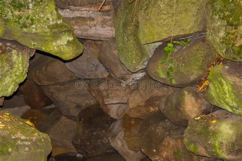 Small Cave in Crevice of Rock in Crimean Mountains Stock Photo - Image ...