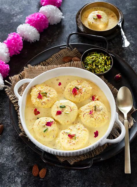 Rasmalai Recipe ( Step-by- step Rasmalai) - Ruchiskitchen